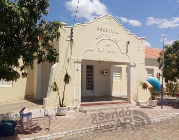 Hospital Dr. Ruy Mariz em Jardim do Seridó. Foto Julice Gomes/Blog Seridó no Ar.