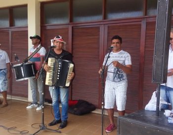 Joãozinho do Acordeon e banda - Foto Júlice Gomes/Blog Seridó no Ar.