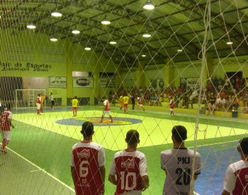 Equipe do PK Juntos em quadra - Foto Blog Lance Esportivo.