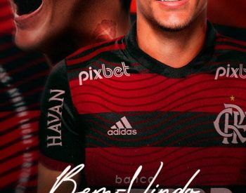 Ayrton Lucas de 24 anos chega ao Rubro-Negro por empréstimo até dezembro de 2022. — Foto: Reprodução/Twitter