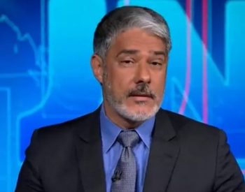 Apresentador William Bonner, de 58 anos. Foto — ©Divulgação.