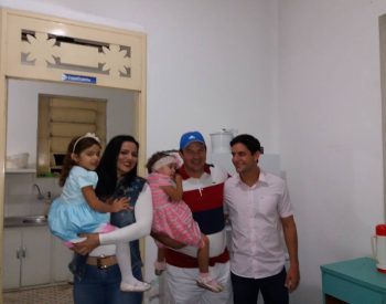 Dra. Rosemária, Vereador Iron Júnior e o deputado Rafael Motta.