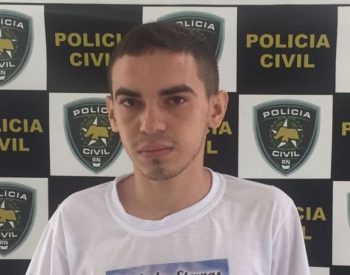 Alexsandro Pereira Junior de 21 anos, foi preso por ordem da Justiça