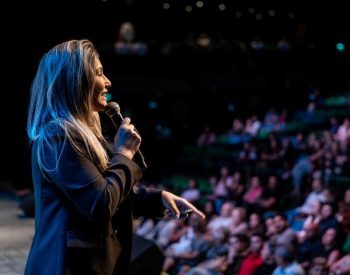 Encontro presencial da Vox2You reuniu participantes para vivência prática de oratória — Foto: Divulgação Vox2You
