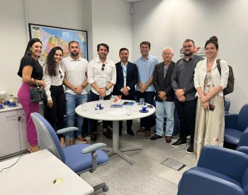 Representantes das cidades do Seridó, e Jardim do Seridó, representado pelo seu Chefe de Gabinete Fágner Azevedo. Foto — ©Divulgação.