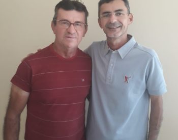 Ex-prefeito de Santana do Seridó, Iranildo Pereira e Francisco do PT. ( Foto: Assessoria )
