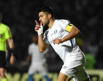 Atacante do Grêmio, Luis Suárez. Foto — ©Alexandre Durão / Grêmio FBPA.