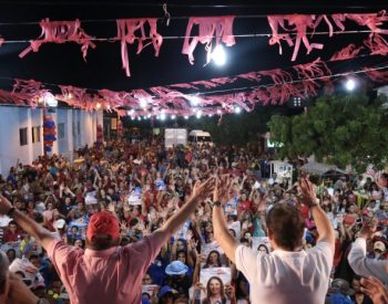 Moradores de Cruzeta e cidades vizinhas compareceram à Festa 55, promovida pela Caravana da Verdade (Foto: Rayane Mainara)