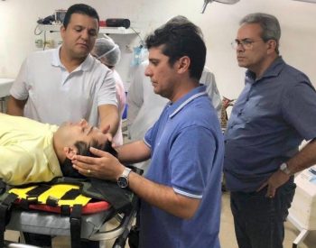 Adriano Diógenes, candidato à prefeitura de Guamaré sofreu acidente de carro.