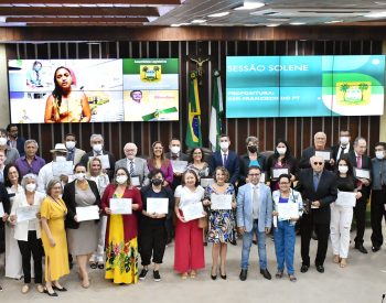 Sessão Solene em homenagem ao Dia Estadual da Literatura Potiguar. Foto — ©Eduardo Maia.