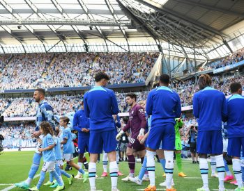 Chelsea fez guarda de honra ao tricampeão. Foto — ©Getty / Imagens.