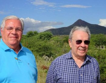 Pré-candidato a suplente, Haroldo Azevedo e o pré-candidato ao Senado Federal, Geraldo Melo (Foto: © Reprodução / Instagram)