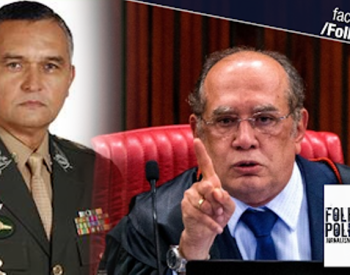 General Eliéser Girão Monteiro e o ministro do Supremo Tribunal Federal Gilmar Mendes. ( Foto: Folha política )
