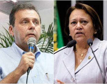 Fátima Bezerra (PT) está na frente de Carlos Eduardo (PDT), de acordo com a pesquisa da Fiern. ( Foto: José Aldenir / Agora RN / Moreira Mariz / Agência Senado )