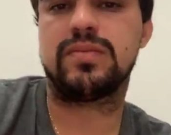 Chagas Neto pediu desculpas em uma transmissão ao vivo pelas redes sociais — Foto: Reprodução