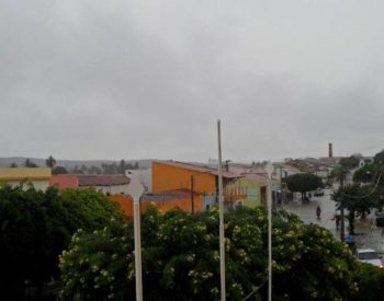 Chuva no Centro de Jardim do Seridó - Foto: Josimário Nunes/Blog A Fonte (Arquivo).