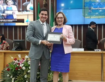 Deputado George Soares e a Senadora Zenaide