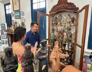 Galeria de Artes Religiosas e Contemporânea. Foto — Reprodução/Instagram.