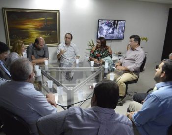 Pré-candidato ao governo Fábio Dantas, visita Câmara Municipal de Parnamirim. ( Foto: Aline Bezerra )
