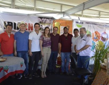 Pré-candidato Fábio na 45ª Exposição agropecuária do Seridó. ( Foto: Aline Bezerra )