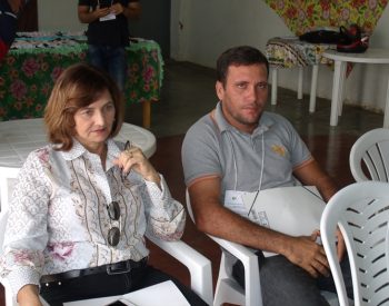 Prefeita Miúda e vereador José.