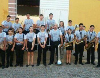 Filarmônica Manoel Felipe Nery da cidade de Ouro Branco-RN. - Foto Arquivo.