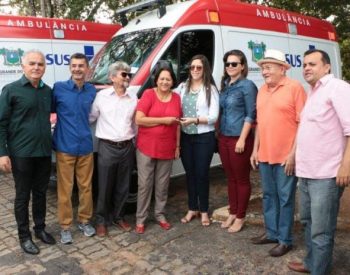 A cerimônia de entrega aconteceu nesta sexta-feira (31), no SAMU Metropolitano, em Macaíba — Foto: João Vital