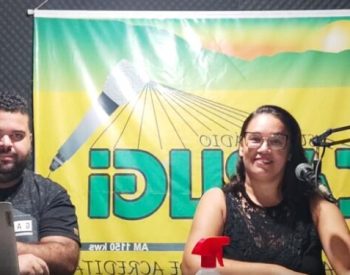 O programa da Câmara Municipal foi ao ar às 11 da manhã pela Super Rádio Cabugi do Seridó. — Foto: Reprodução.