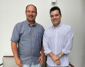 Ex-vereador Iron Lucas Júnior-(MDB), e o vice-governador Walter Alves-(MDB). Foto — ©Reprodução / Instagram.