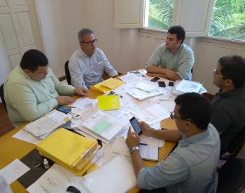 Deputado Hermano Morais visitando o DNOCS. ( Foto: Assessoria )