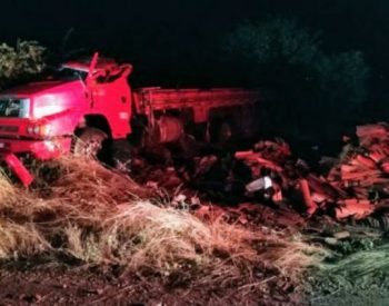 Veículo seguia sentido Parelhas e o motorista foi socorrido para o hospital de Jardim do Seridó — Foto: Redes Sociais
