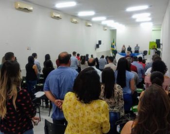 Presidente do Legislativo municipal, José da Noite falou do imensurável prazer de receber todos da região em Jardim do Seridó — Foto: Divulgação