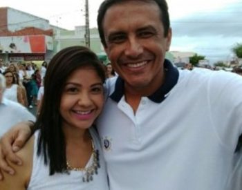 Hileanna e seu marido Marcos do Manhoso. - Foto Divulgação.