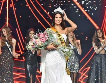 A jornalista e apresentadora Júlia Horta, de 24 anos, que representou Minas Gerais, foi escolhida a Miss Brasil 2019 — Foto: Reprodução / Facebook / Miss Brasil BE Emotion