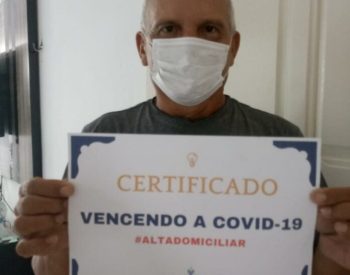Marcílio de Noel recebeu alta domiciliar depois de passar alguns dias em quarentena — Foto: Arquivo pessoal