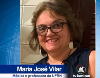 Maria José Vilar defendeu o isolamento social como a única forma de evitar um colapso do sistema de Saúde do RN — Foto: Reprodução/Kurtição