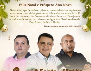 Mensagem natalina dos blogs: Notícias do Pássaro, A Fonte e Seridó no Ar (Jardel Designer)