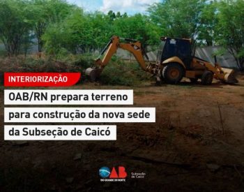 A presidente da Subseção de Caicó, Kalina Leila Nunes, celebrou a nova sede. Foto — ©Divulgação/OAB