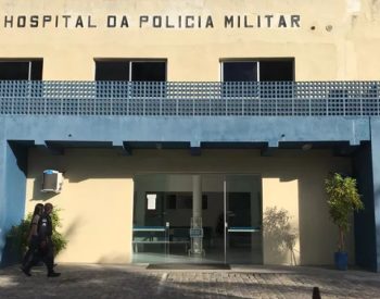 Hospital da Polícia Militar em Natal, RN — Foto: Geraldo Jerônimo/Inter TV Cabugi.