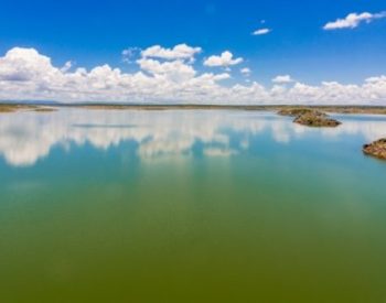 Barragem Santa Cruz do Apodi, segundo maior reservatório estadual — Foto: Felipe Alecrim/IGARN