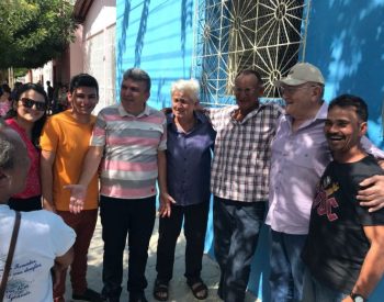 O Papa Jerimum prestigiou o encerramento da Festa da Colheita (Foto: Divulgação)