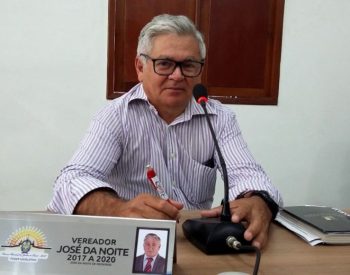 Vereador José da Noite de Medeiros (PR) - Foto: Josimário Nunes/Blog A Fonte.