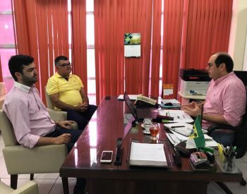 O objetivo da visita do vereador Ronaltty Neri, foi apresentar os principais pleitos dos agricultores de Jardim do Seridó, para o então secretário estadual de Agricultura e Pesca, Guilherme Saldanha. ( Foto: Assessoria )
