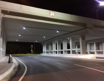 Viaduto de Emaús já se encontra totalmente iluminado