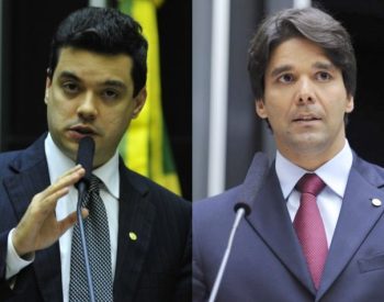 Deputados federais Walter Alves (MDB) e Felipe Maia (DEM) (Foto: Zeca Ribeiro/Diógenis Santos)