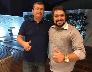 Brigadeiro Carlos Eduardo e Wendell Xavier. ( Foto: Assessoria )