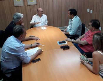 Deputado Vivaldo Costa (PSD)  esteve reunido com lideranças da região do Trairi o prefeito Alessandru Alves de Campo Redondo, Neto Coutinho do Mato Grande e Fabian Vargas da Grande Natal. ( Foto: Assessoria )