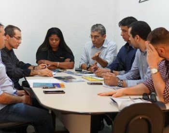 No mês passado, encontros foram realizados com os deputados federais Rafael Motta (PSB), Walter Alves (MDB) e Benes Leocádio (PRB).