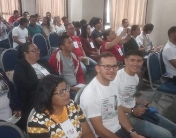 Tarcísio que é o coordenador do Conselho Tutelar da cidade de Jardim Seridó, está participando do seminário norte-nordeste de conselheiros tutelares em João Pessoa-PB.