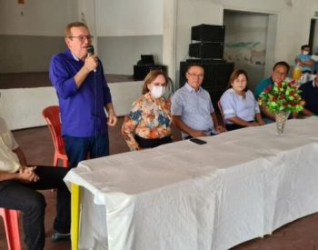 Jaime e Zenaide tiveram encontros com empresários e trabalhadores do setor produtivo potiguar. — Foto: Divulgação